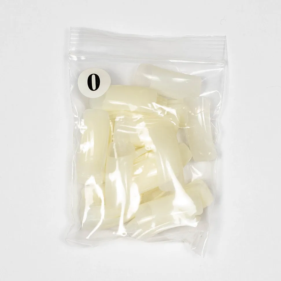 Natural Nail Tips - Size 0 - 10