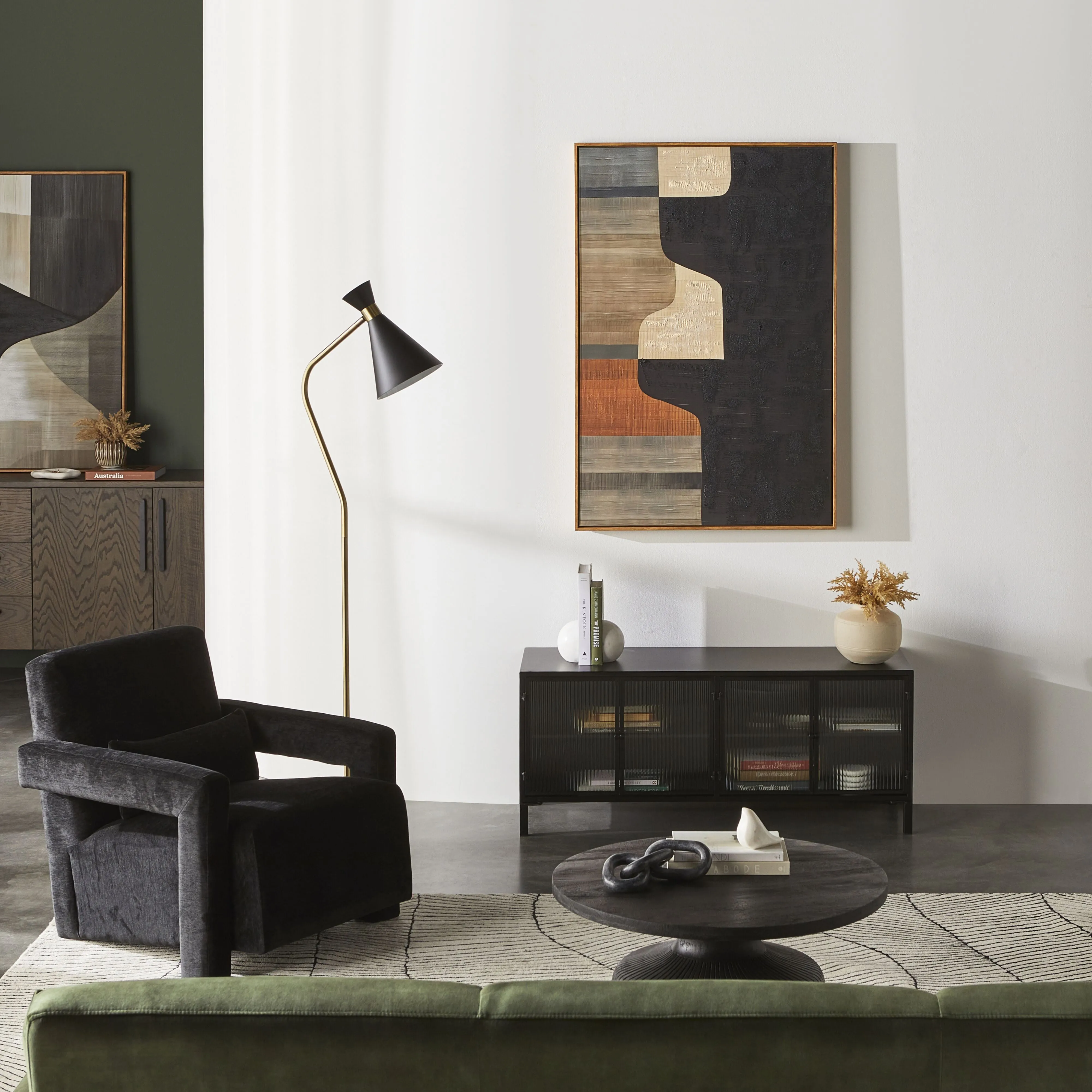 Nero Entertainment Unit 120 x 40 x 50cm Black