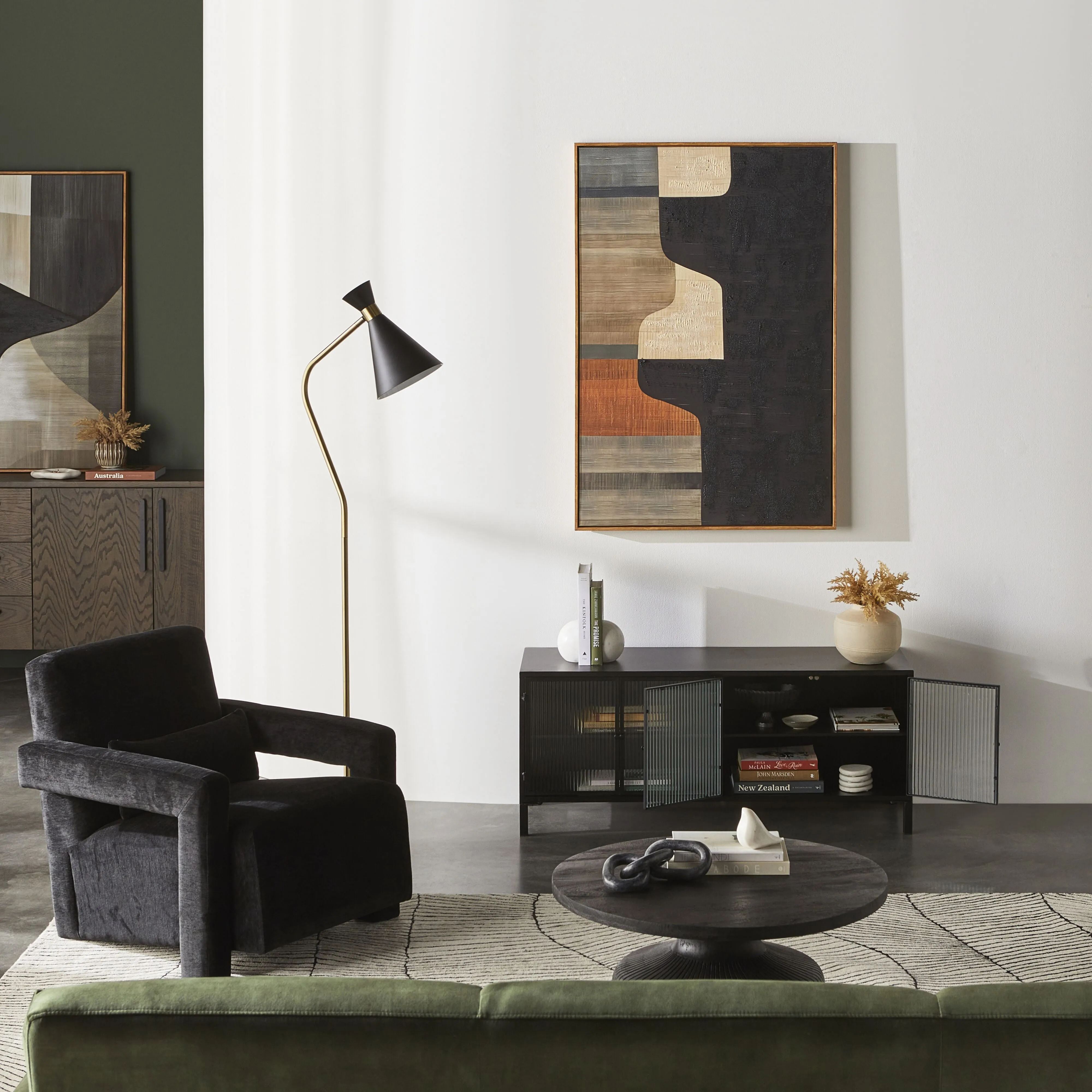 Nero Entertainment Unit 120 x 40 x 50cm Black