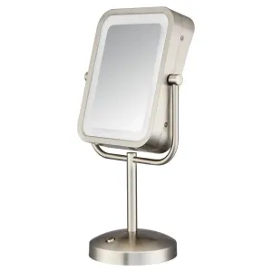 New - Conair LED Vanity Makeup Mirror - Silver