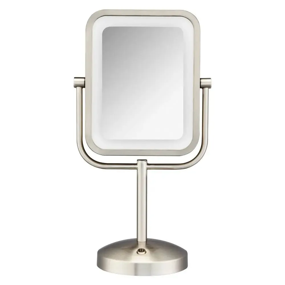 New - Conair LED Vanity Makeup Mirror - Silver