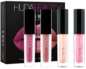 New Huda Beauty Matte Lipstick and Strobe Mini Lip Set - Trophy Wife, Spice Girl, Ritzy, Snobby
