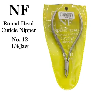 NF Round Head Cuticle Nipper, No 12 - 1/4 Jaw