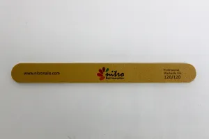Nitro Straight 120/120 Nail Files (25PCS)