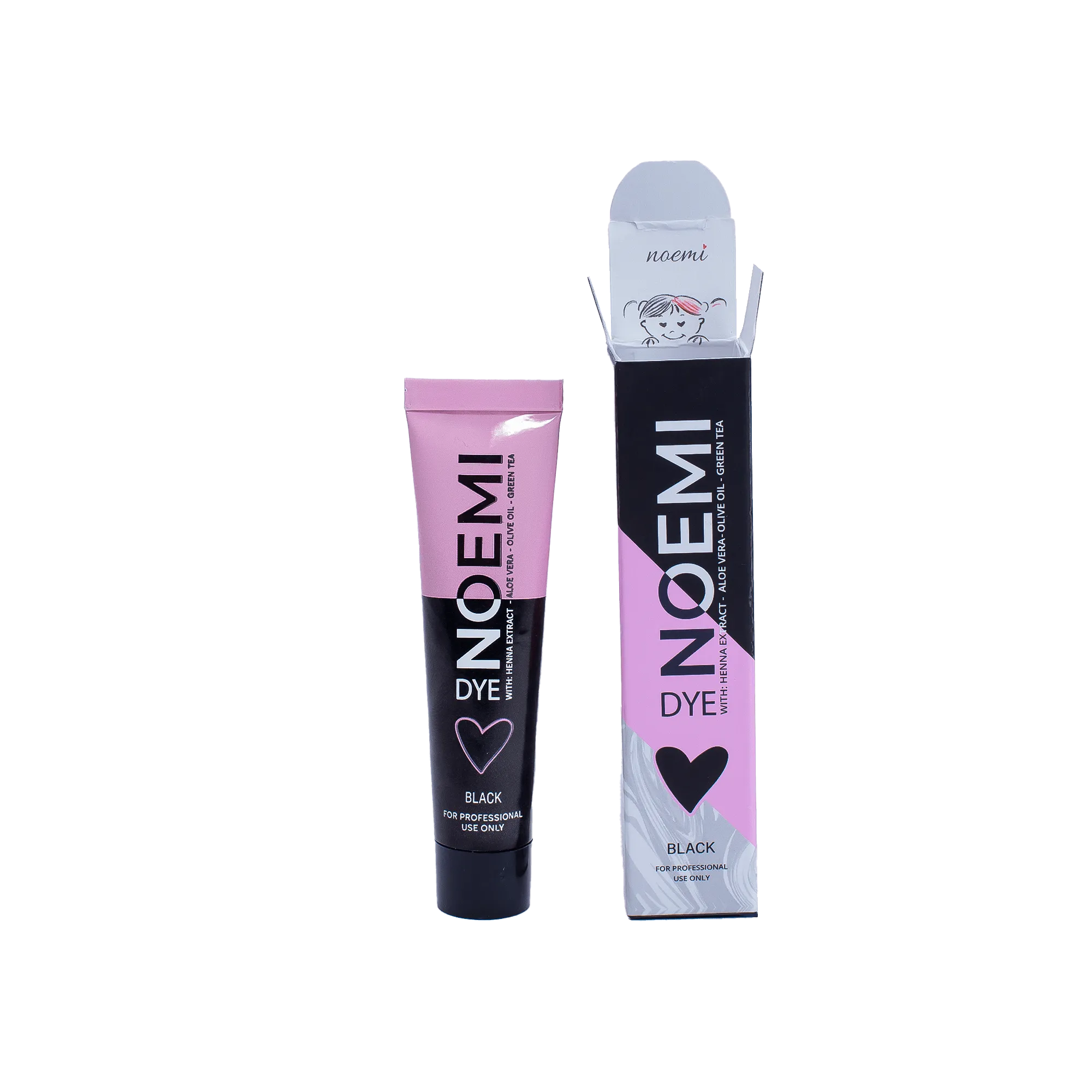 NOEMI Hybrid Dye Lash & Brow Tint - BLACK