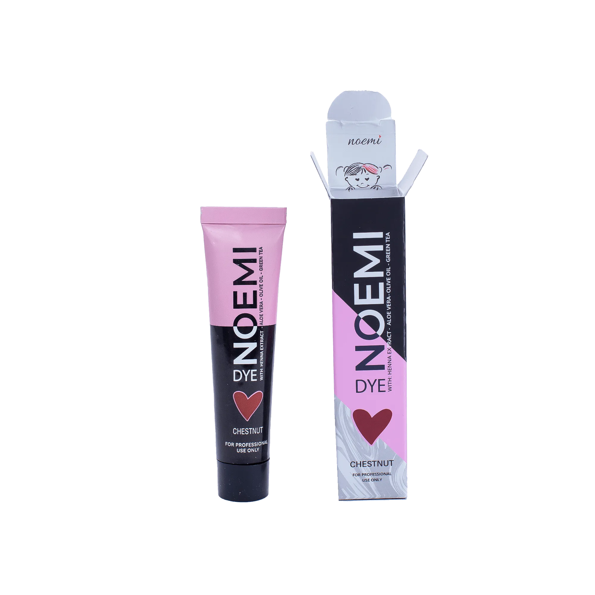 NOEMI Hybrid Dye Lash & Brow Tint - CHESTNUT
