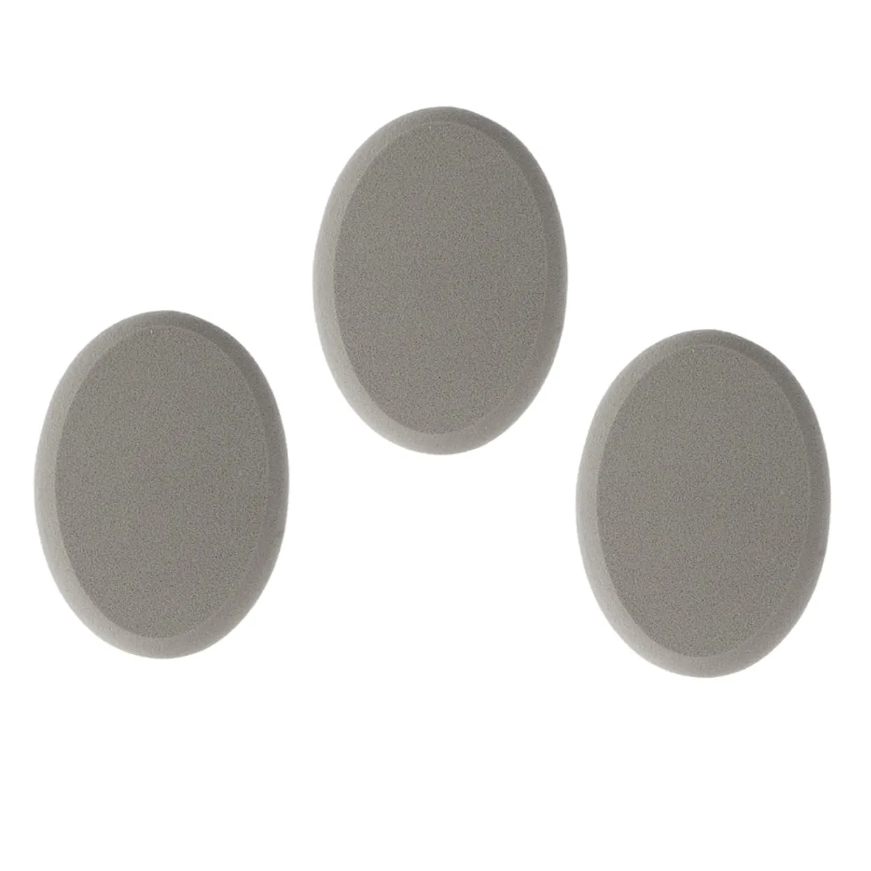 NOLITOY Makeup for Powder 3pcs Loose Powder Puff Oval Edges Ideal for Face Makeup Blending Hydrating Skin-friendly Washable