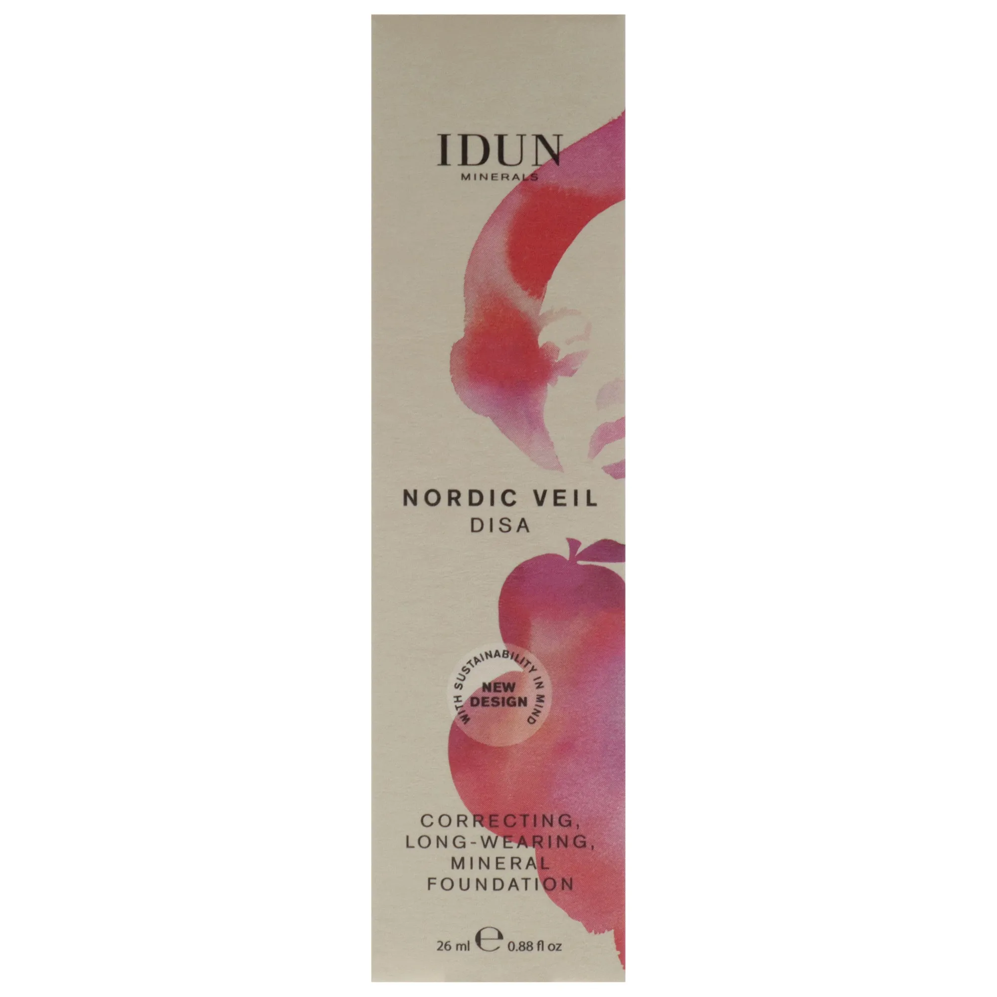 Nordic Veil Foundation - 307 Disa by Idun Minerals for Women - 0.88 oz Foundation