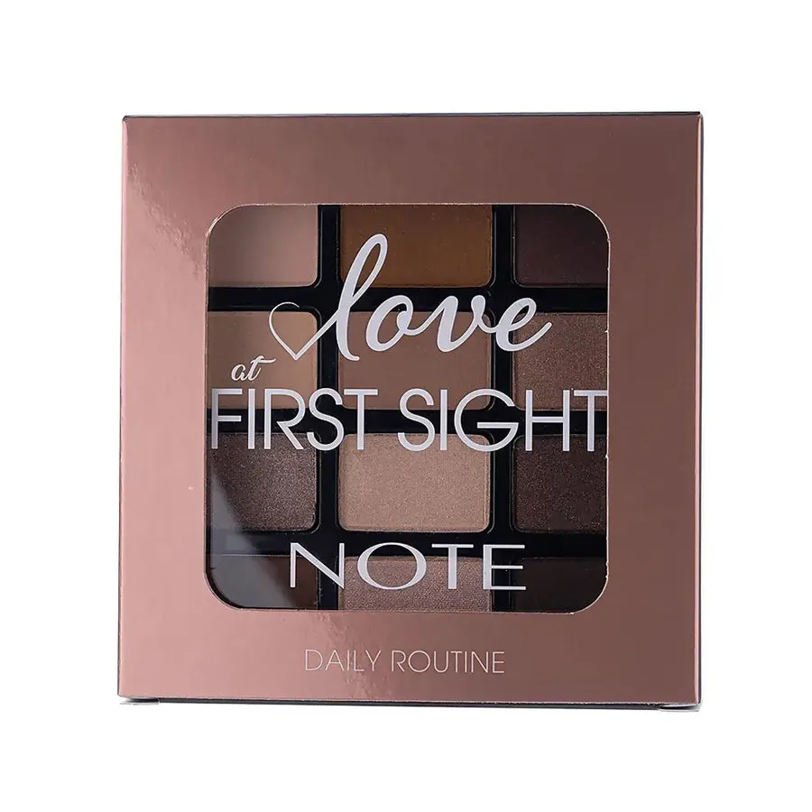 Note Cosmetics Love At First Sight Eye Shadow Palette: 201 Daily Routine