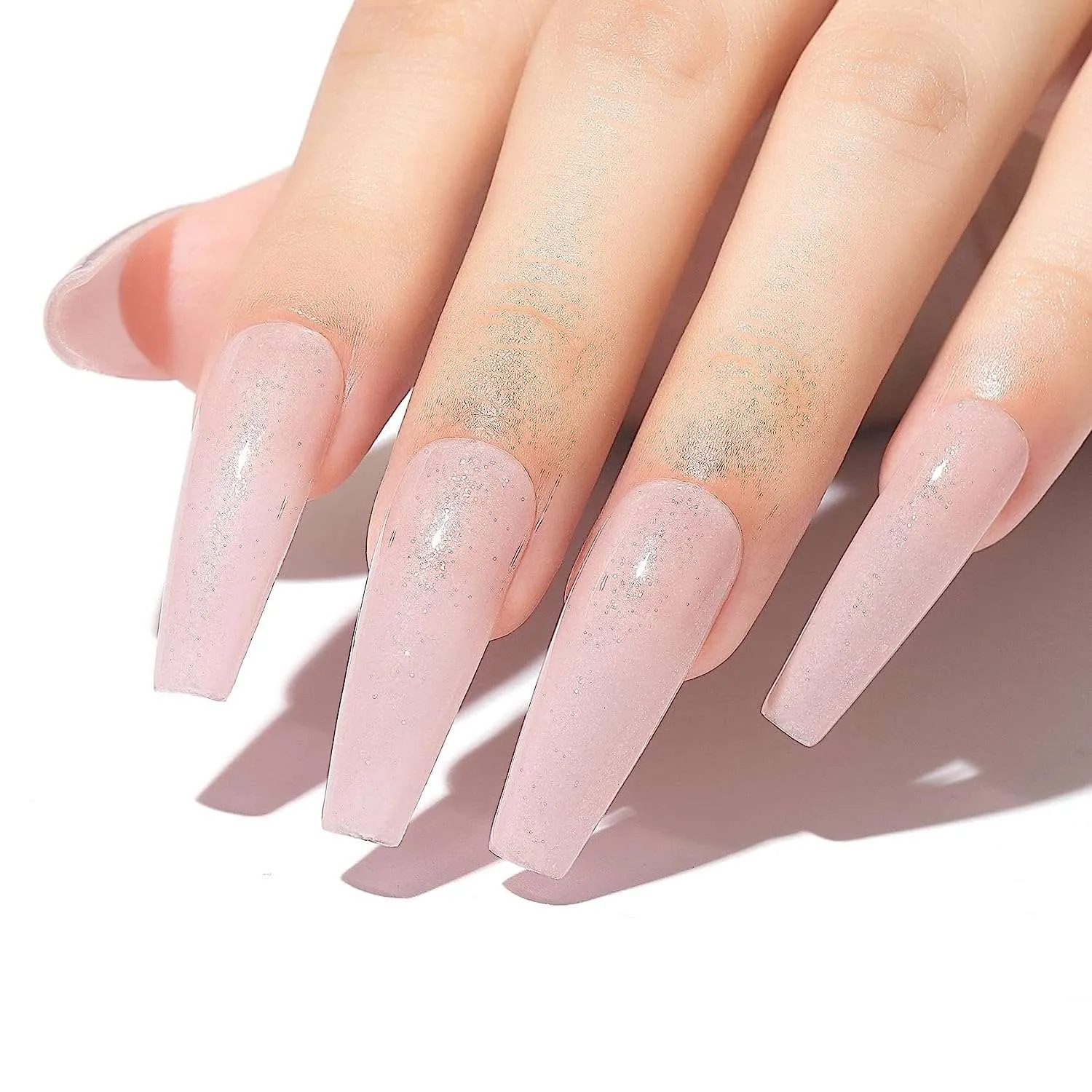 Nude Vintage Pink Glitter Gel Polis (559)