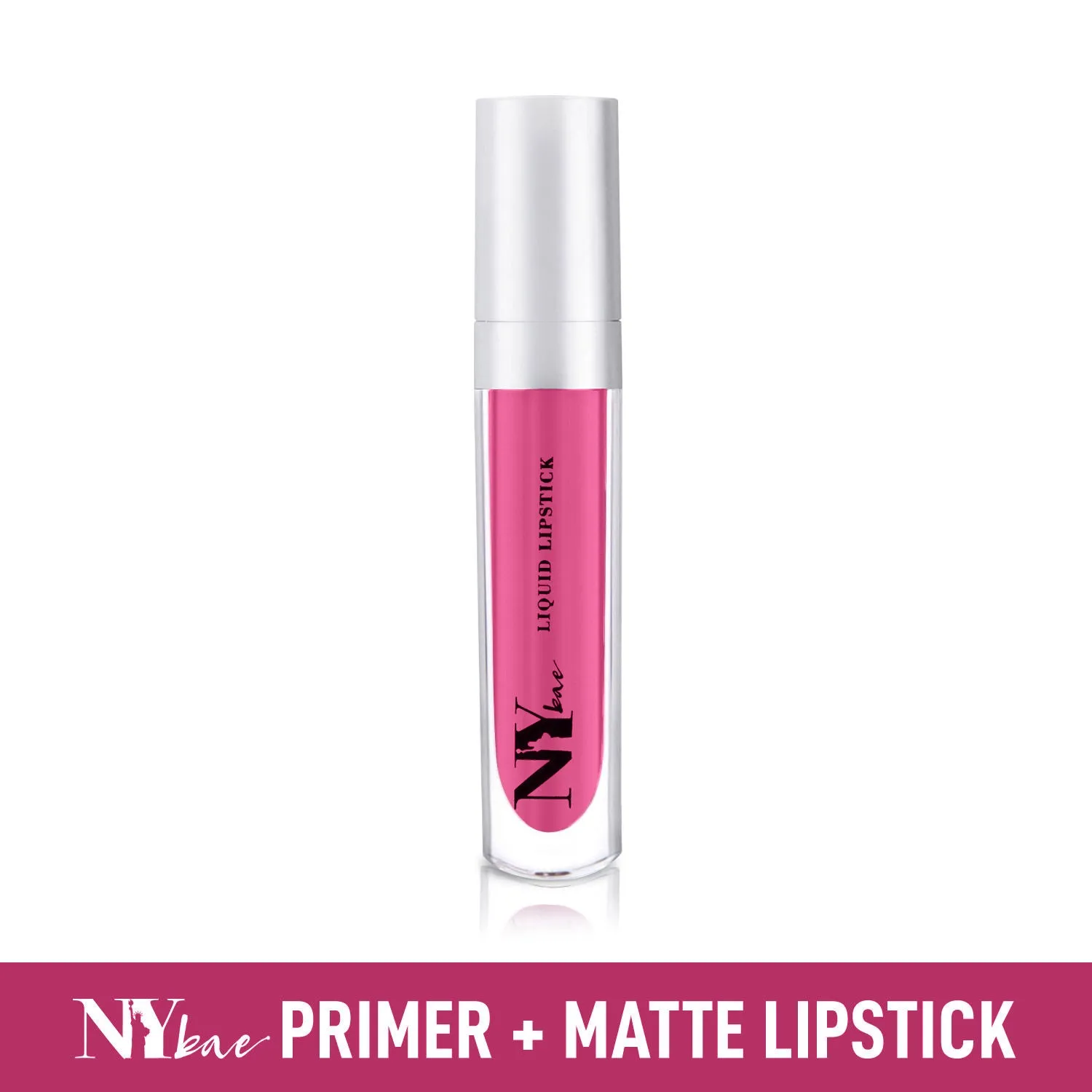 NY Bae Confessions of a Lip-a-holic Liquid Lipstick - Dream Date 5 (4.5 ml) | Pink | Matte Finish | Built-in Primer | Enriched with Jojoba Oil | Highly Pigmented | Non-Drying | Transferproof | Long lasting | Nourishing | Cruelty & Paraben Free