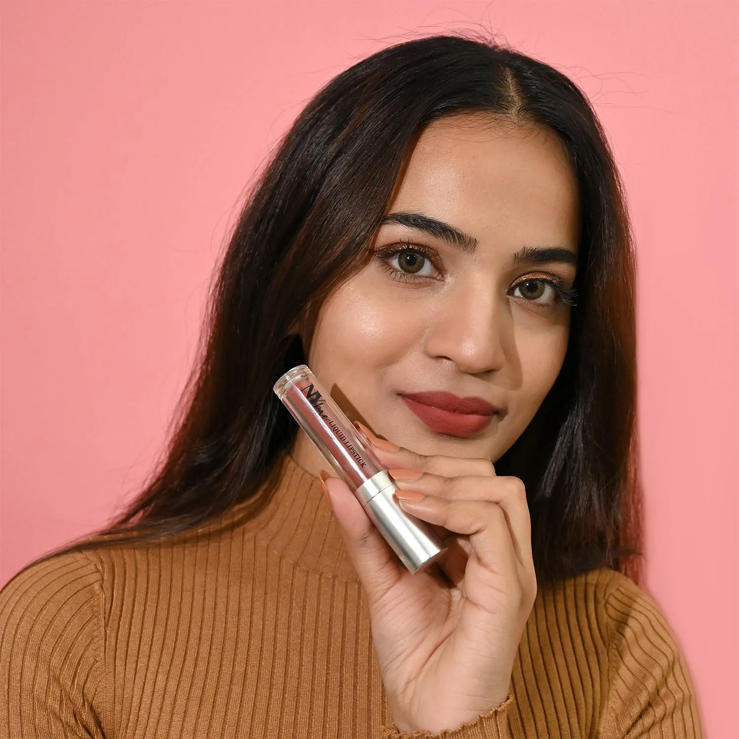 NY Bae Confessions of a Lip-a-holic Liquid Lipstick | Primer   Matte | Dark Brown | Long Lasting- Snuggle Secrets 15 (4.5 ml)