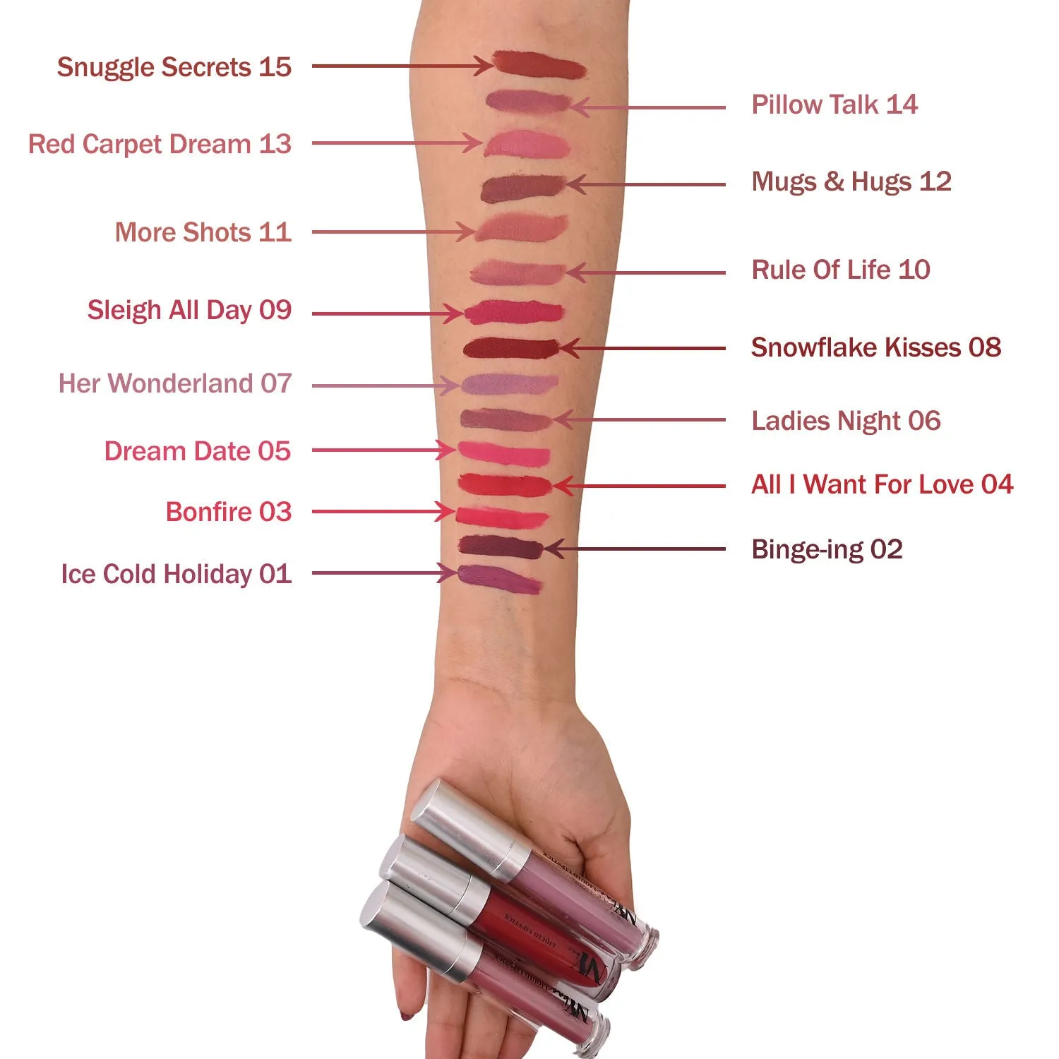 NY Bae Confessions of a Lip-a-holic Liquid Lipstick | Primer   Matte | Dark Brown | Long Lasting- Snuggle Secrets 15 (4.5 ml)