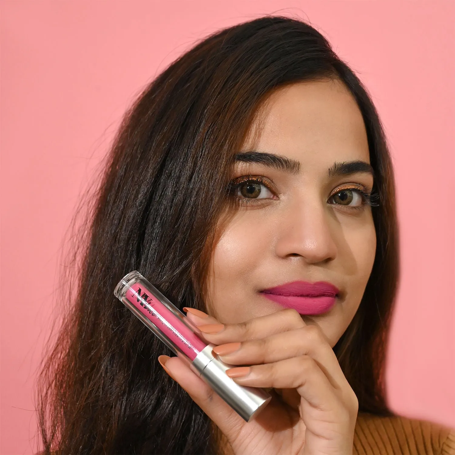 NY Bae Confessions of a Lip-a-holic Liquid Lipstick | Primer   Matte | Pink | Long Lasting- Dream Date 5 (4.5 ml)