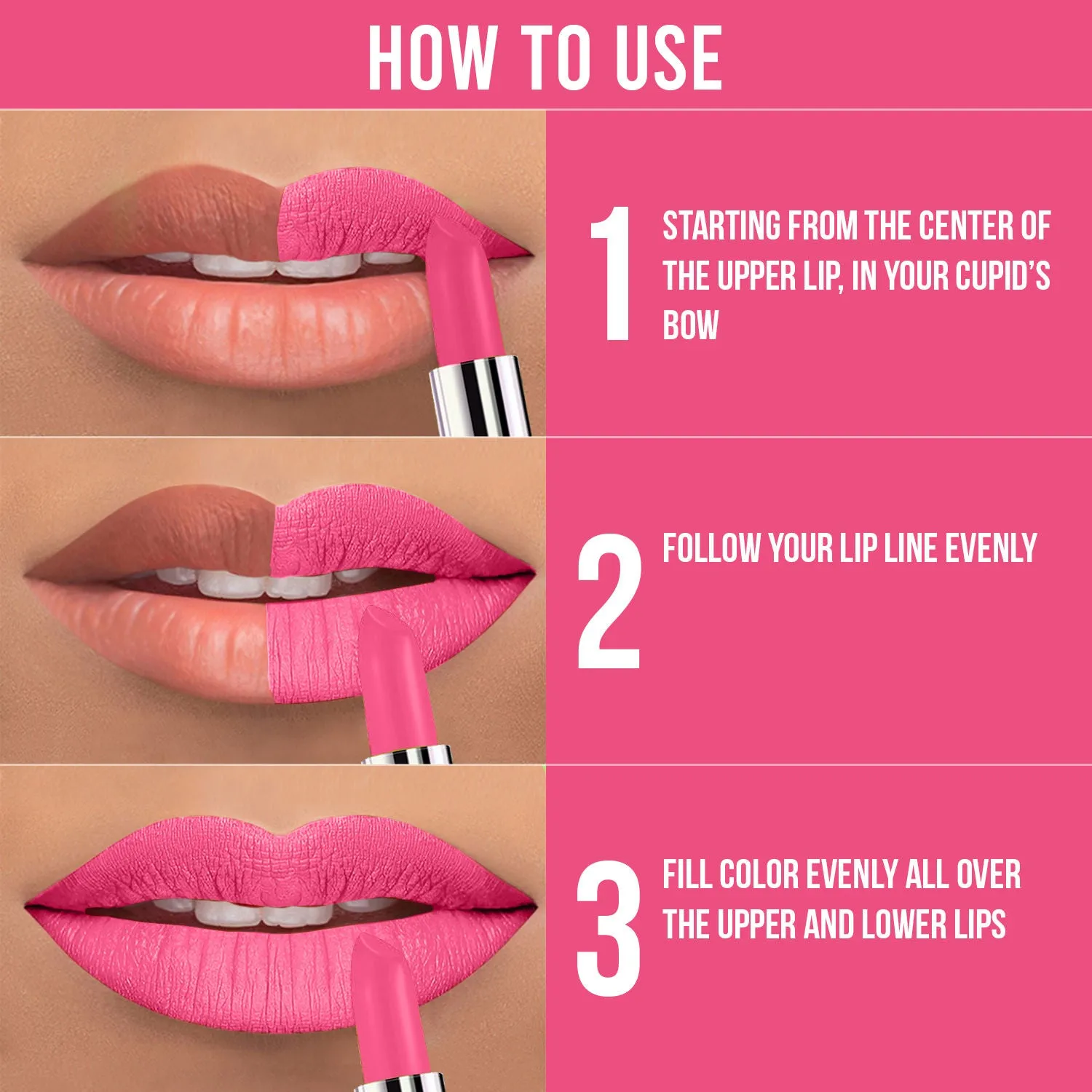 NY Bae Lipstick  Creamy Matte  Pink - Meet me in Midtown 34