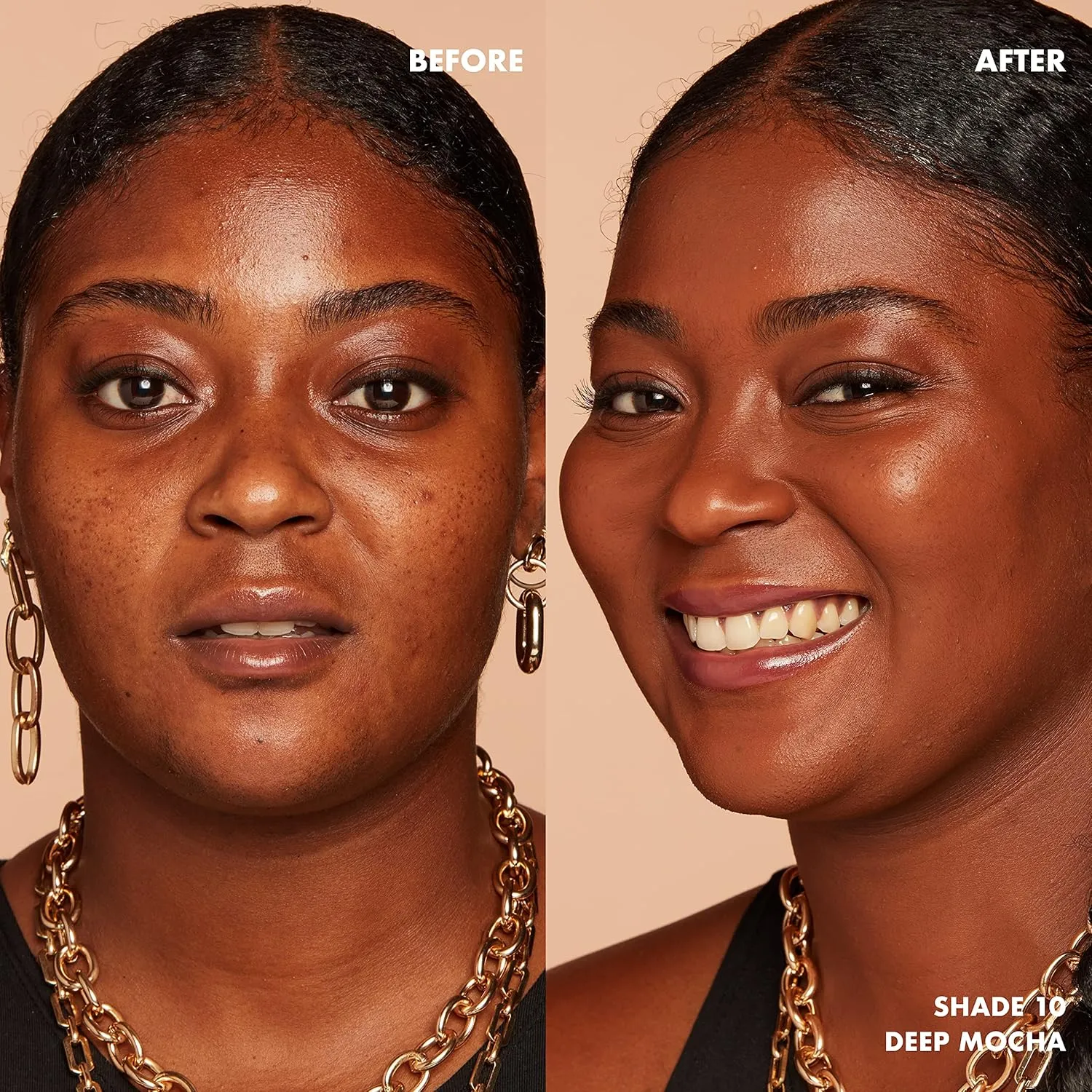 NYX PROFESSIONAL MAKEUP Bare With Me Tinted Skin Veil, Lightweight BB Cream - Deep Mocha