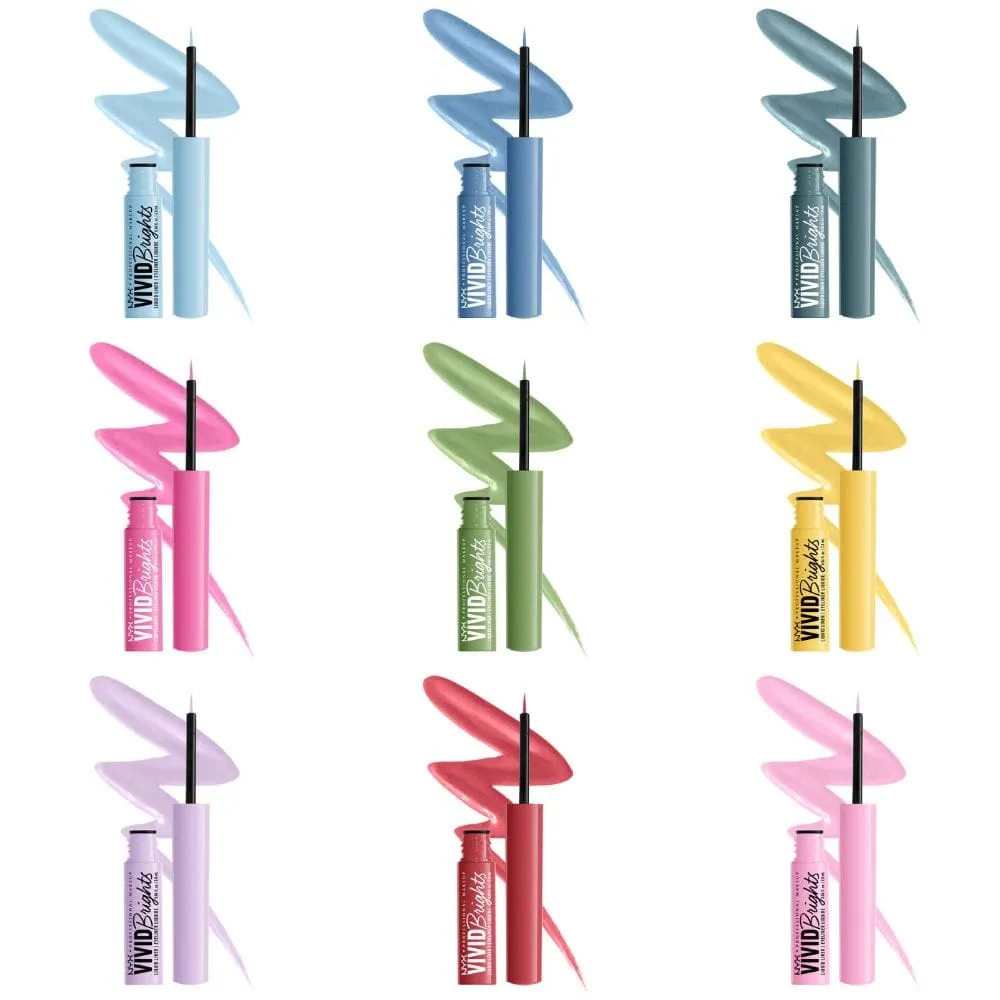 NYX Vivid Brights Colored Liquid Eyeliner