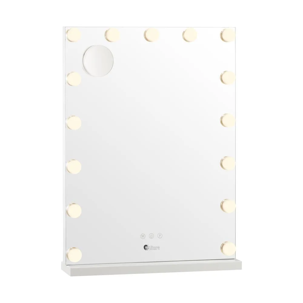 Oikiture LED Makeup Mirror Bluetooth Hollywood 61x43cm