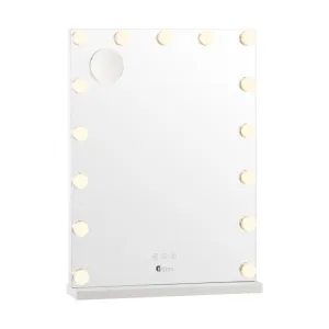 Oikiture LED Makeup Mirror Bluetooth Hollywood 61x43cm
