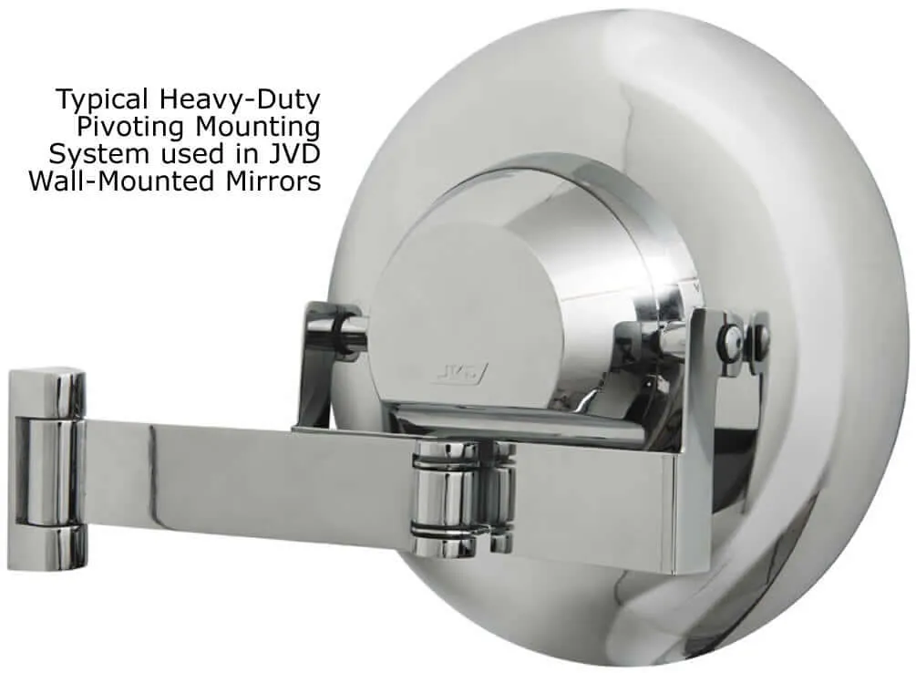OPEN BOX JVD Cosmos Wall-Mounted Li-Ion Mirror with 5-year Battery