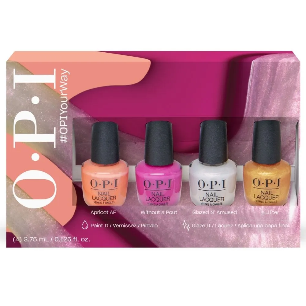 OPI Your Way Spring Mini Nail Polish Pack 4 x 3.75ml