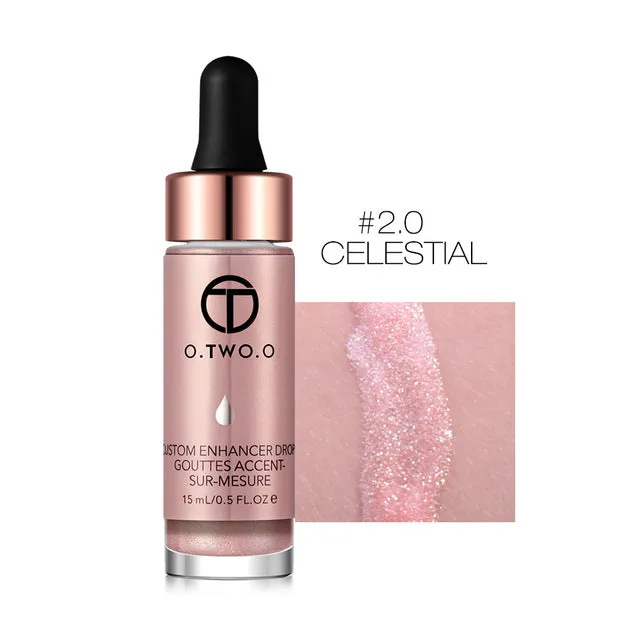 O.TWO.O Liquid Highlighter 6 Colors illuminating Make Up Cream Concealer Shimmer Shine Lips Face Bronzer Highliter Glow Kit