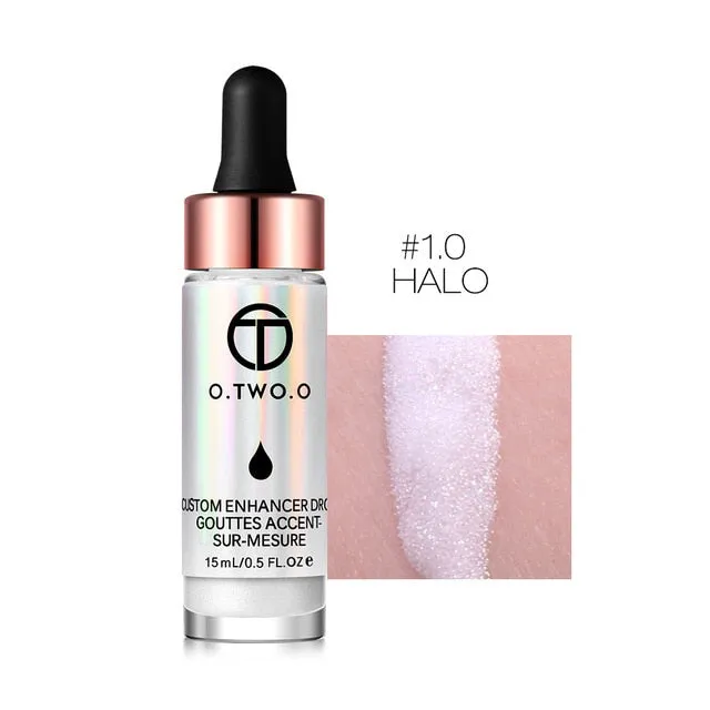 O.TWO.O Liquid Highlighter 6 Colors illuminating Make Up Cream Concealer Shimmer Shine Lips Face Bronzer Highliter Glow Kit