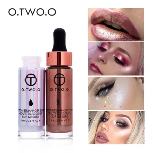 O.TWO.O Liquid Highlighter Make Up Highlighter Cream Concealer Shimmer Face Glow Ultra-concentrated illuminating bronzing drops