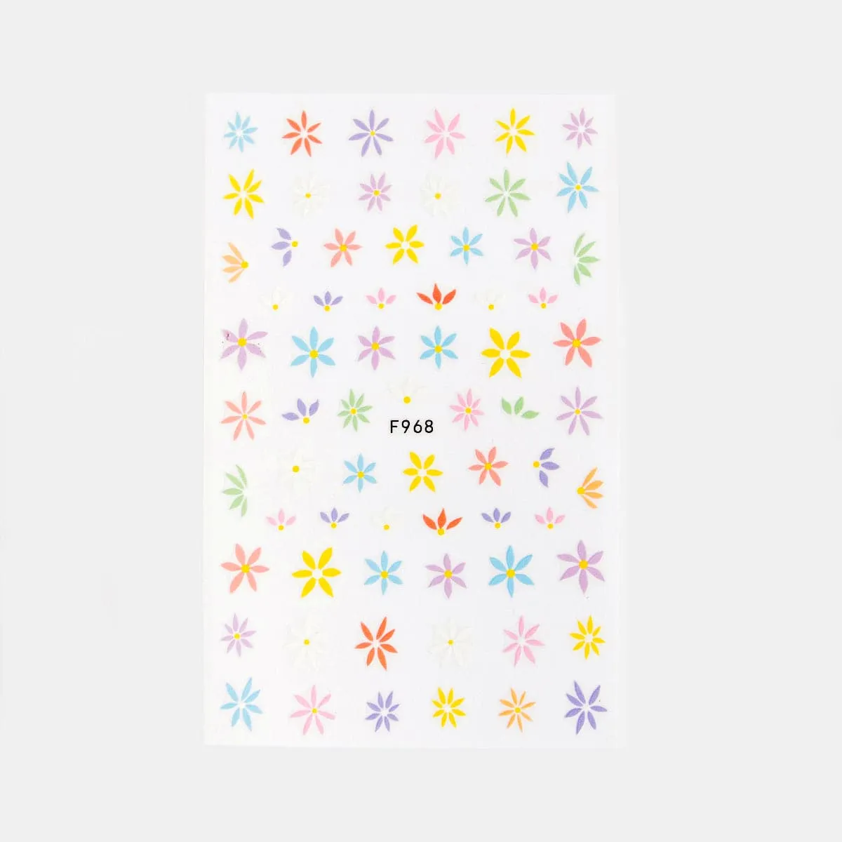 Pastel Daisies Nail Stickers