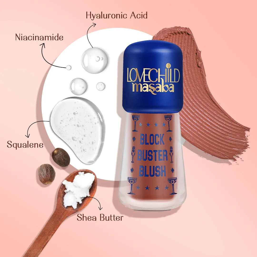 Peach Puchka- Block Buster Blush (Peach Nude) Dewy Matte Finish