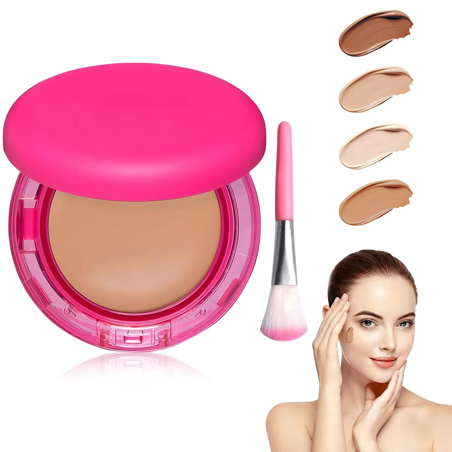 Peptide Bounce Foundation  Hydrating, Age-Defying Foundation for Mature Skin And All Skin Types, Vegan, Clean, Natural, Medium Buildable Coverage, Satin Finish (Light/Medium)