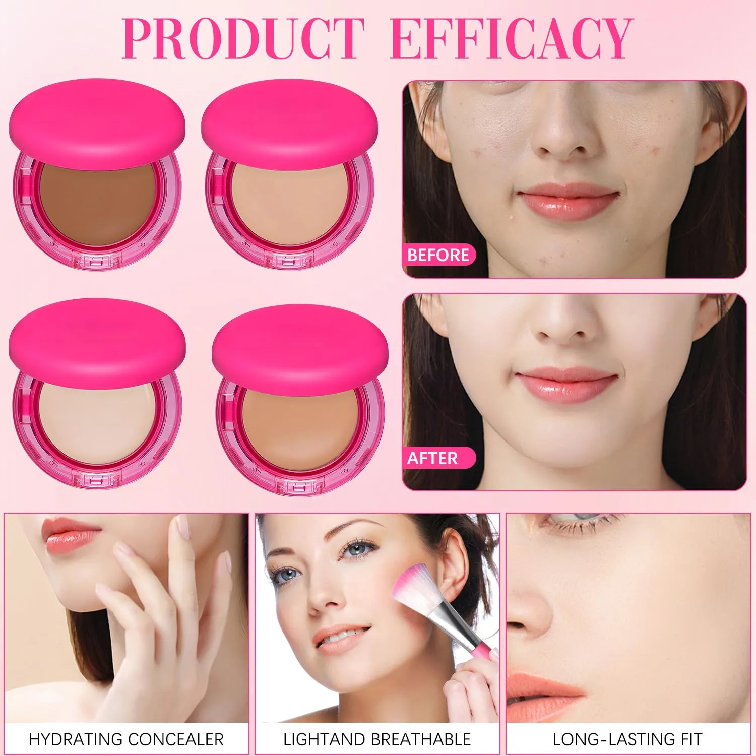 Peptide Bounce Foundation  Hydrating, Age-Defying Foundation for Mature Skin And All Skin Types, Vegan, Clean, Natural, Medium Buildable Coverage, Satin Finish (Light/Medium)