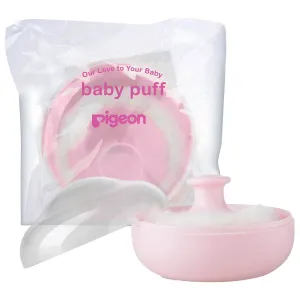 Pigeon Powder Case W/Puff (Pink)