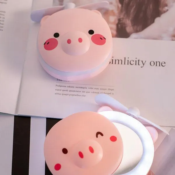 Piglet LED Make-up Mirror