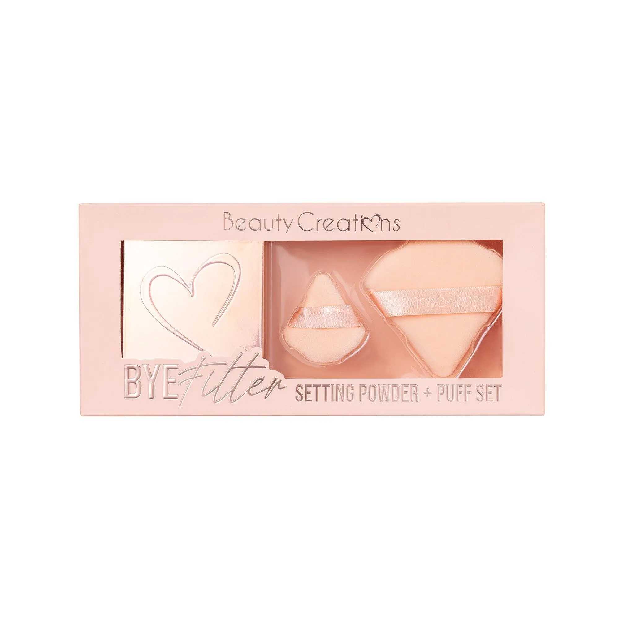 Pink Cloud Setting Powder   Puff Set Talc Free