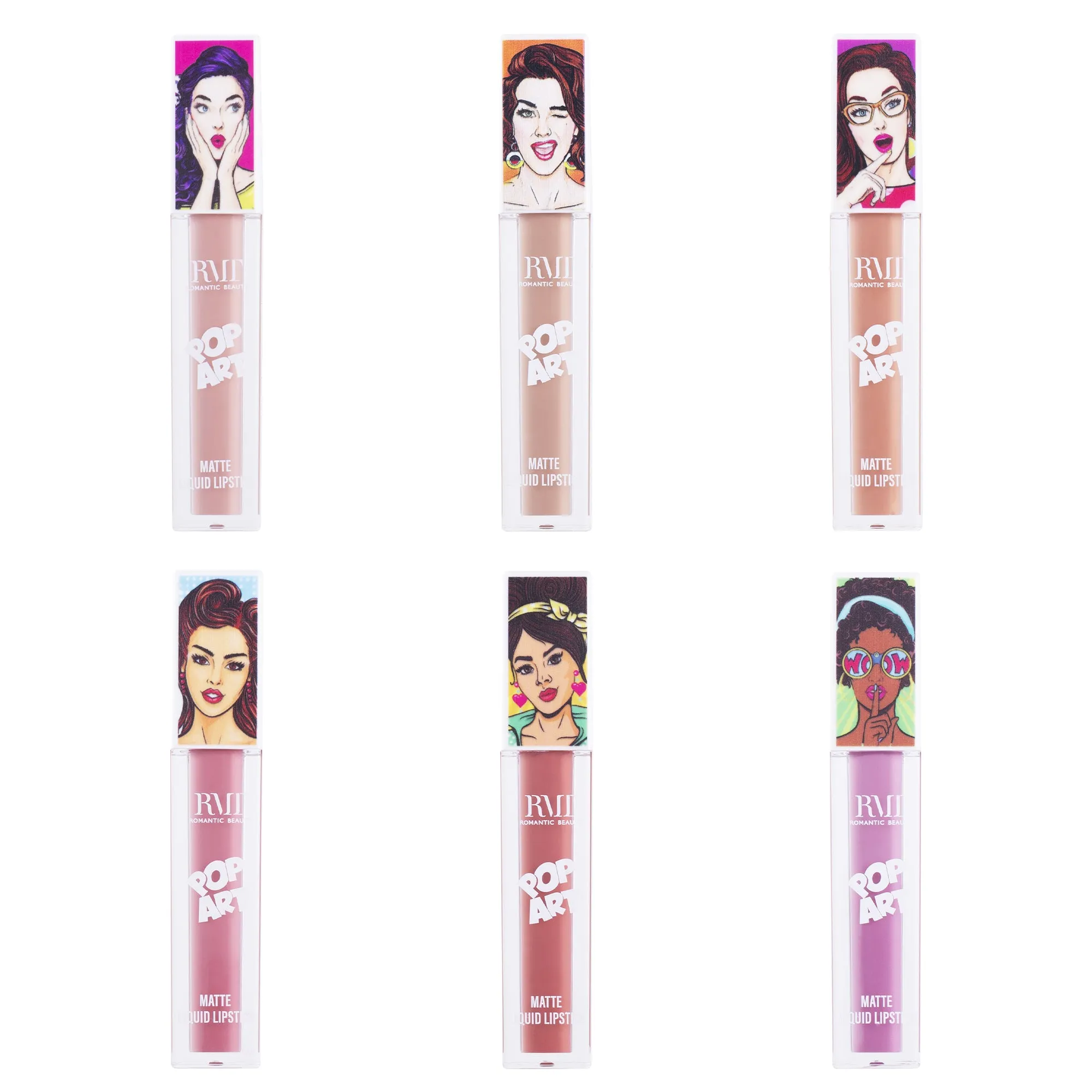 Pop Art Nude - Liquid Lipsticks