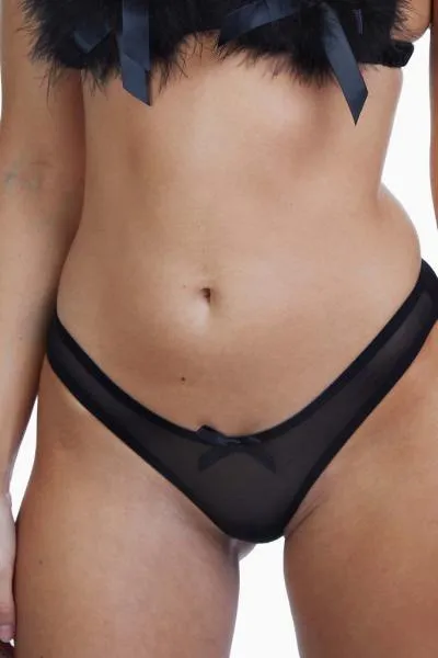 Powder Puff Brief - Black -