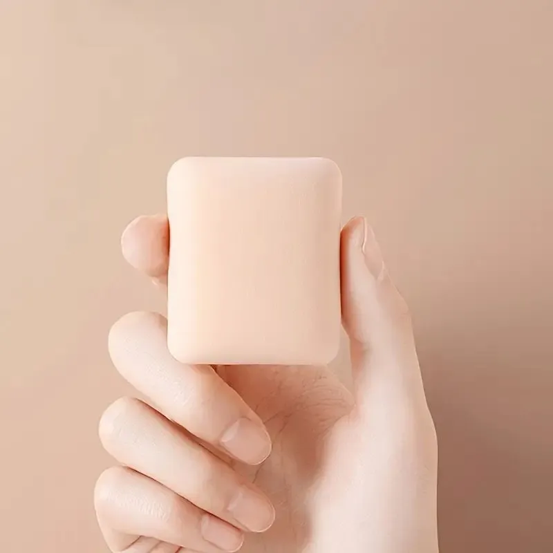 Powder Puff Face Square Soft Makeup Puff For Loose Powder Soft Body Cosmetic Foundation Sponge Mineral Powder Wet Dry Makeup Tool With Strap