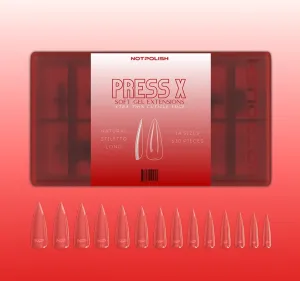 Press X - Natural Stiletto Long - WS