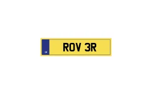 Private Plate R0V 3R
