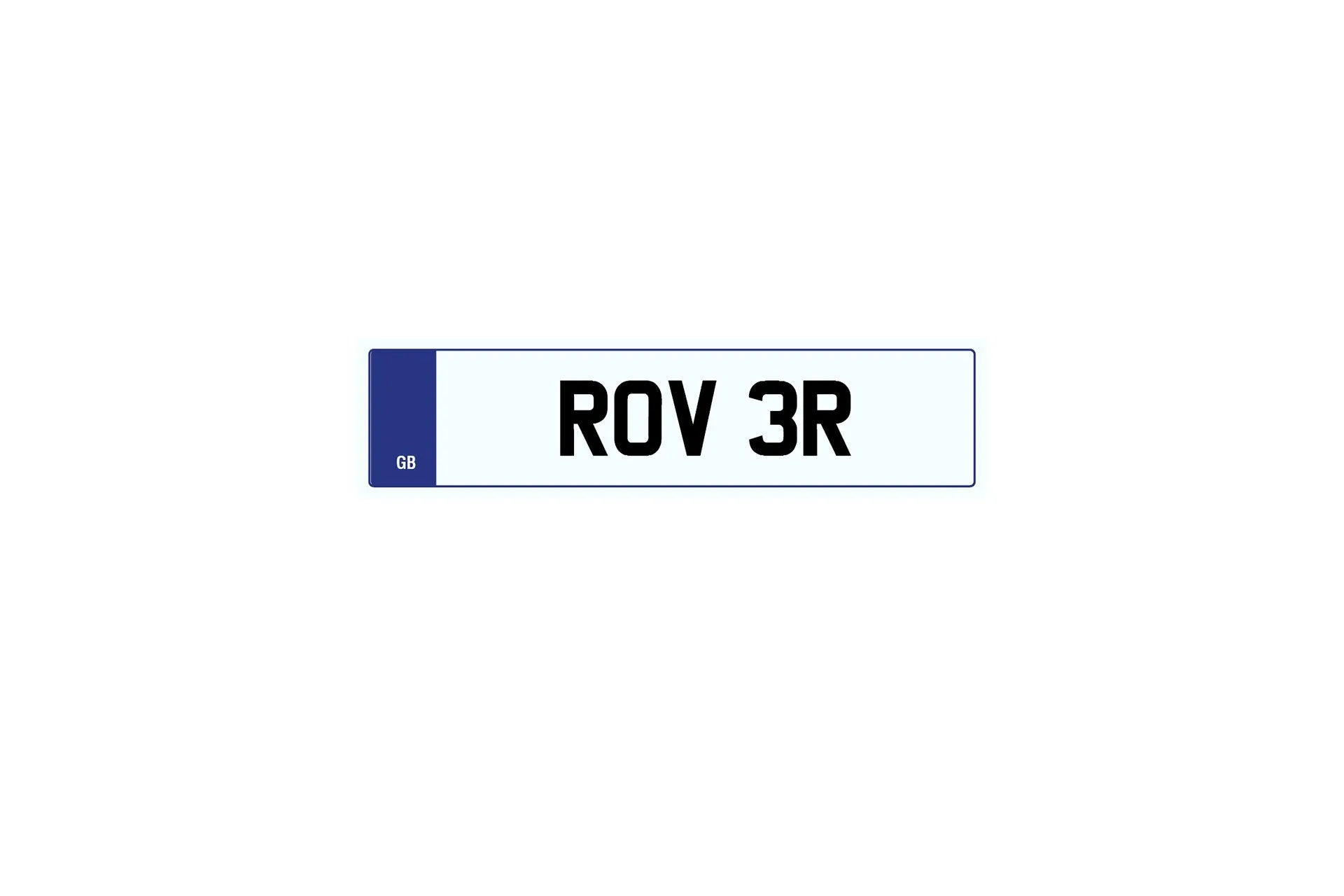 Private Plate R0V 3R