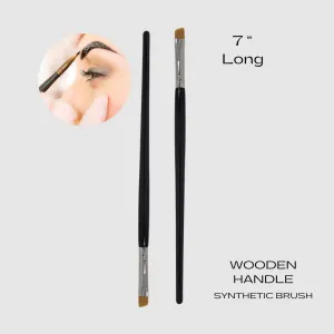 Professional Eyebrow & Eyelash Tint Brush Angled