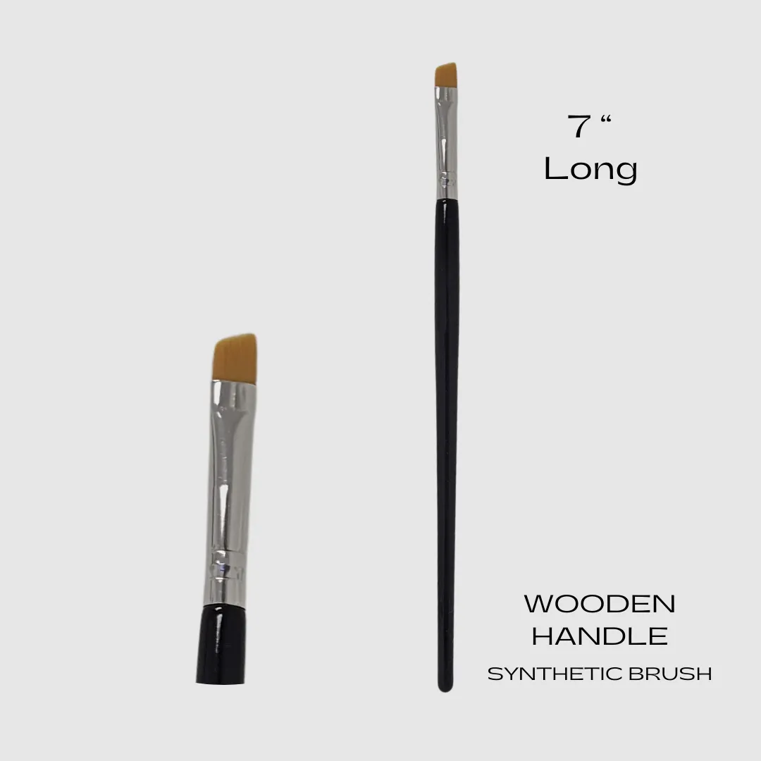 Professional Eyebrow & Eyelash Tint Brush Angled