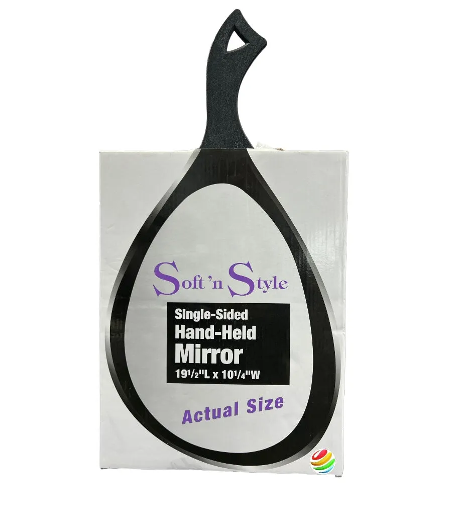 Professional Hand-Held Mirror - Black
