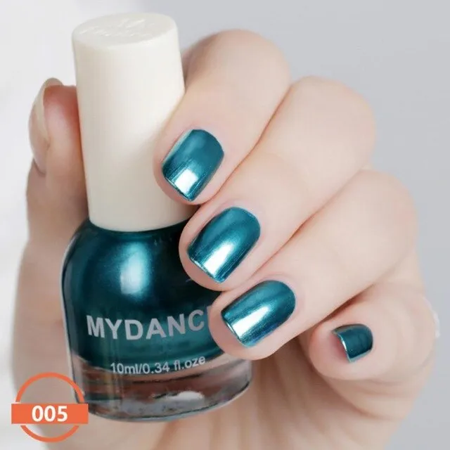 Professionnel De Haute Qualité Ongles Polish10ml Flux Or Miroir Chrome Effet Longue durée Vernis À Ongles Feuille Ongles Art Paillettes Maquillage