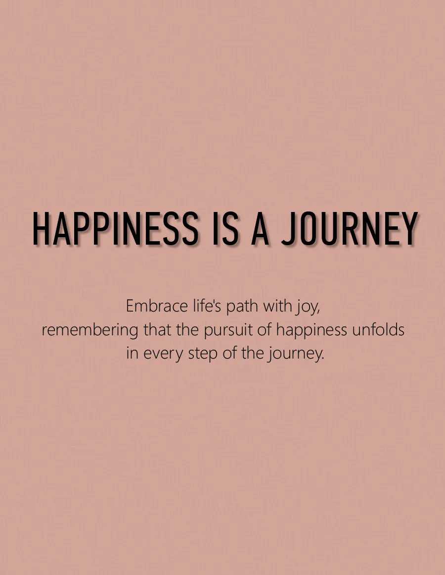 "Happiness Is A Journey" Vegan Brush