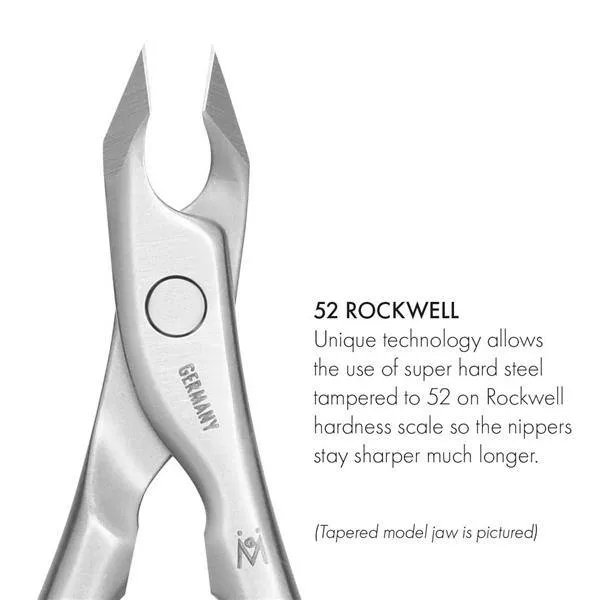 r153 - 3mm 1/4 Jaw Tapered Cuticle Nippers FINOX® Surgical Stainless Steel Cuticle Remover