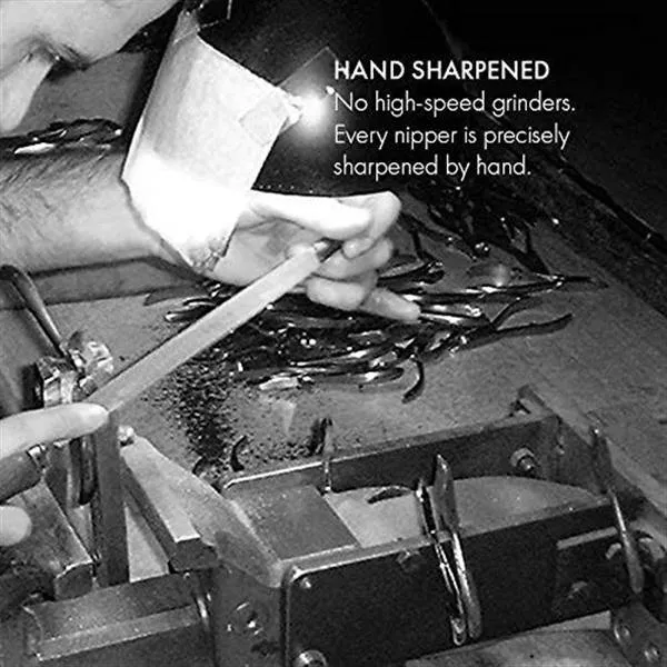 r153 - 3mm 1/4 Jaw Tapered Cuticle Nippers FINOX® Surgical Stainless Steel Cuticle Remover