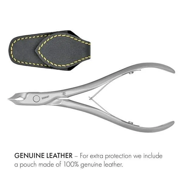 r153 - 3mm 1/4 Jaw Tapered Cuticle Nippers FINOX® Surgical Stainless Steel Cuticle Remover