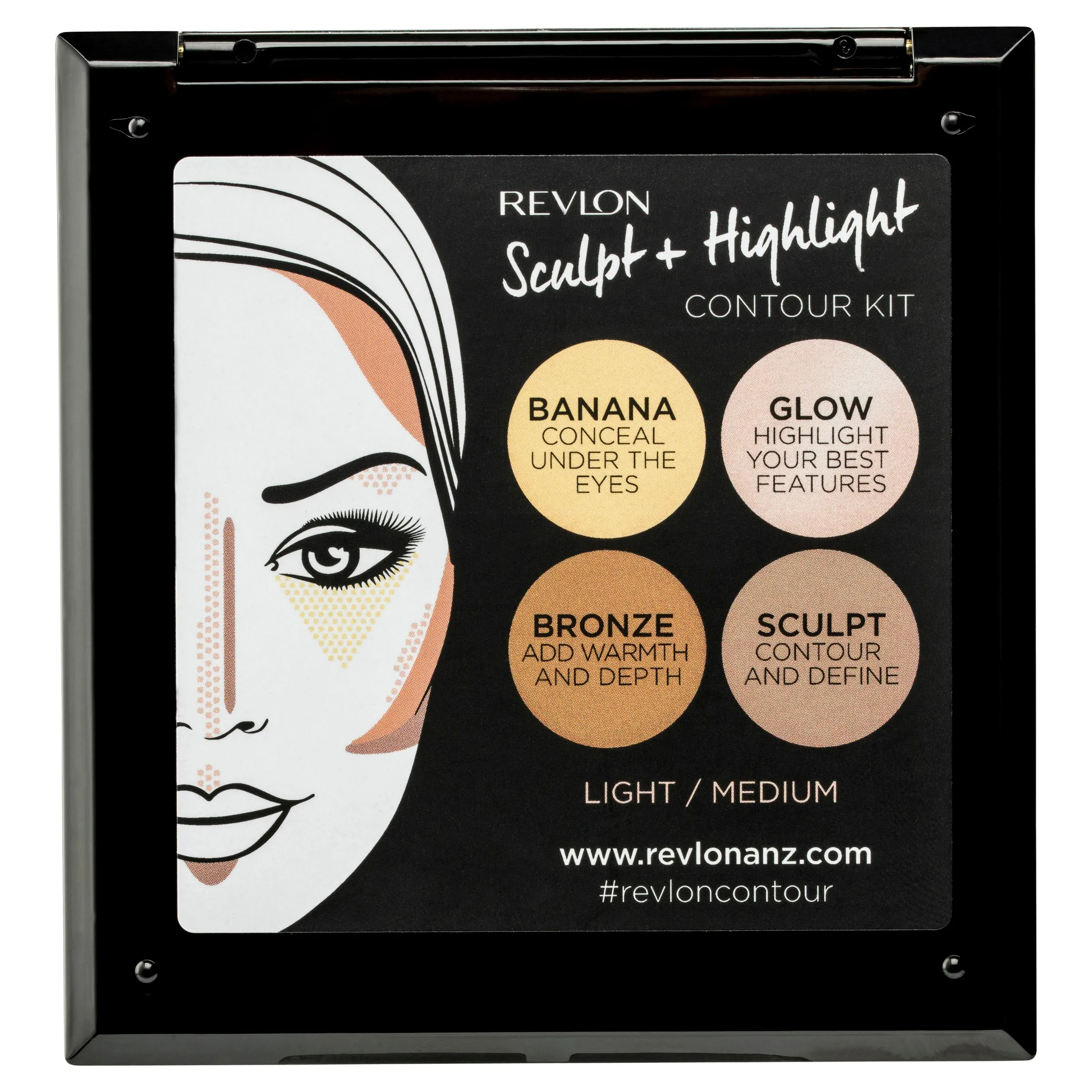 Revlon Sculpt   Highlight Contour Kit™  Light/Medium Kit